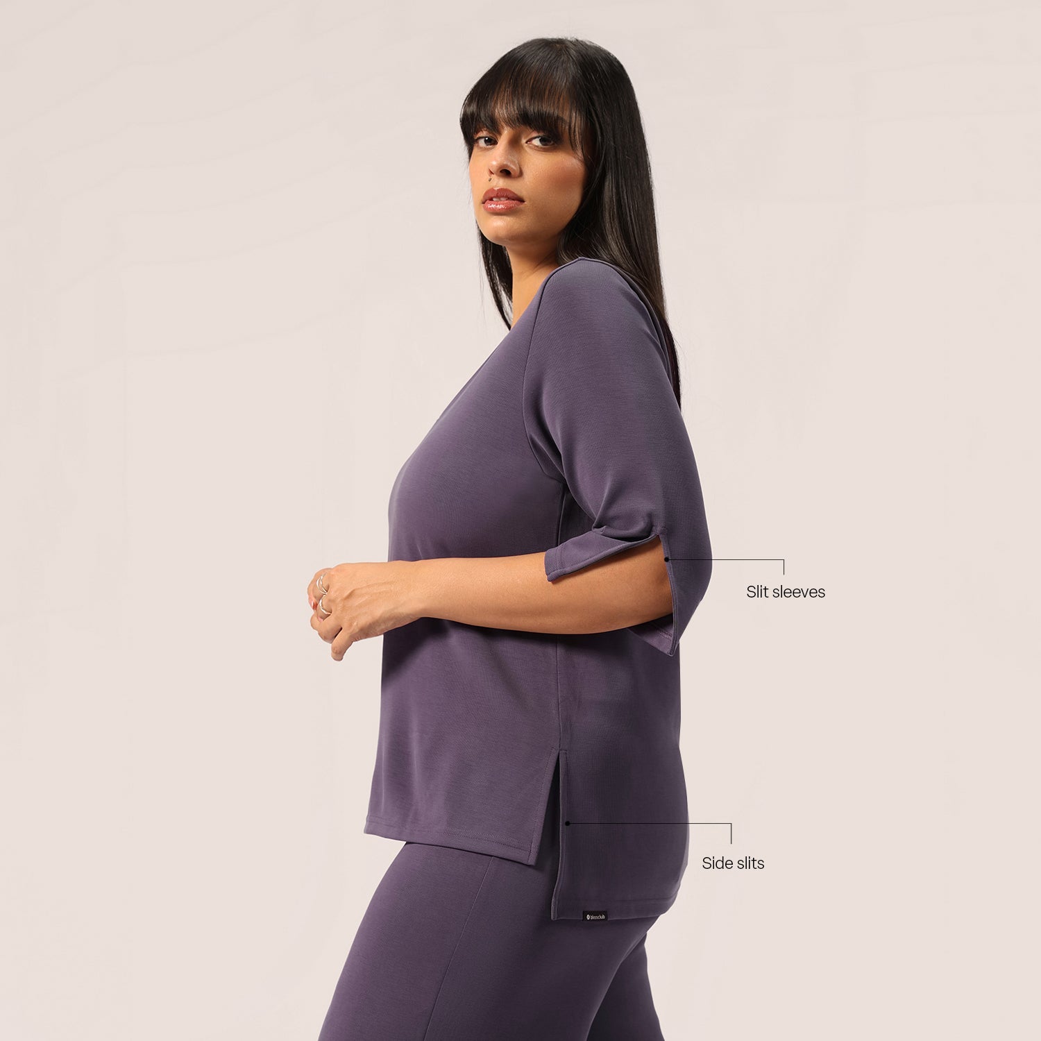 PetalRib™ Slit Sleeve Top - BlissClub