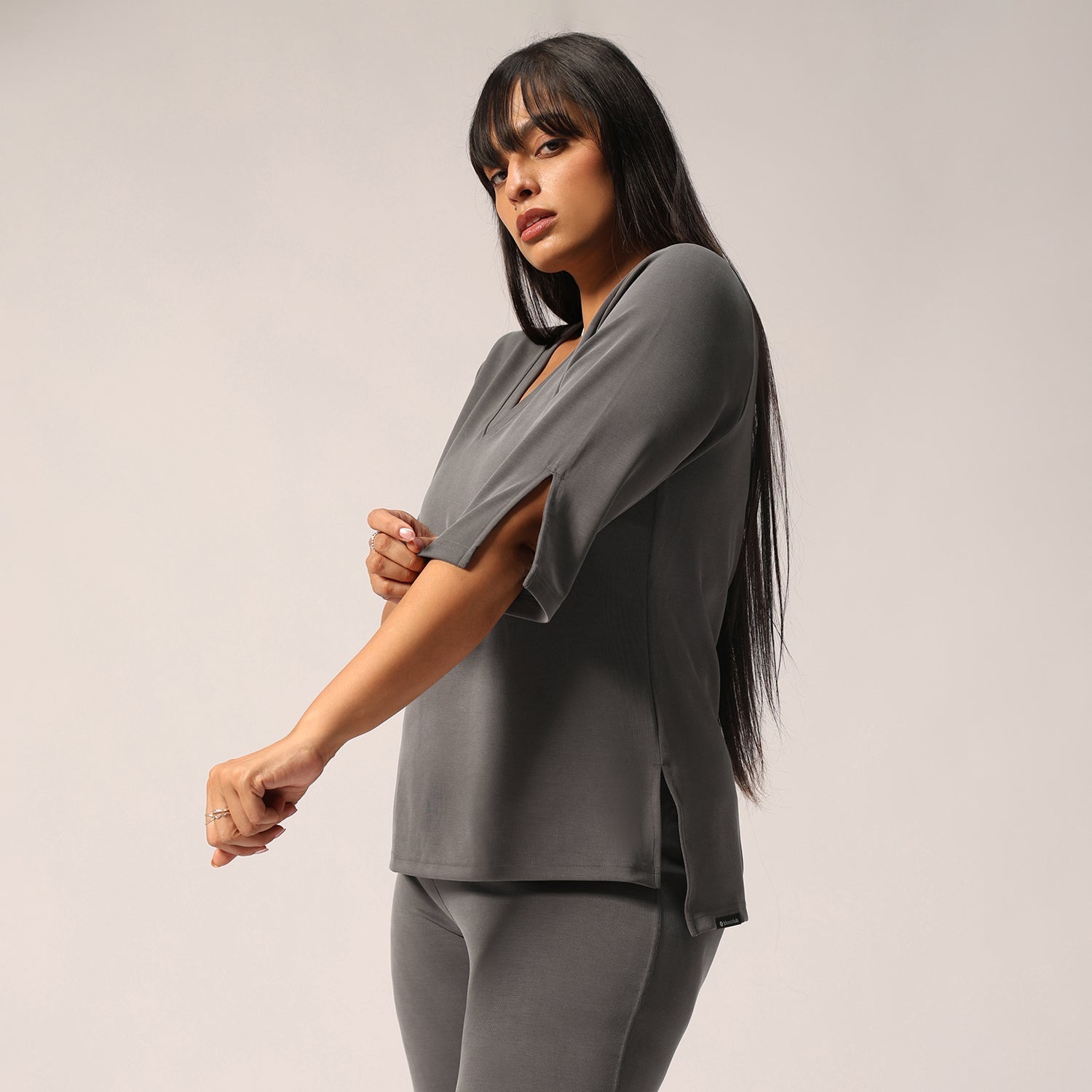 PetalRib™ Slit Sleeve Top - BlissClub
