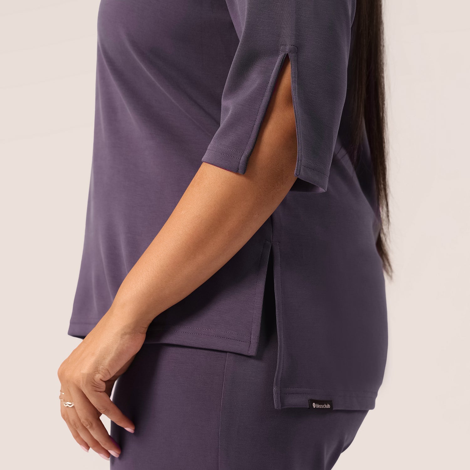 PetalRib™ Slit Sleeve Top - BlissClub