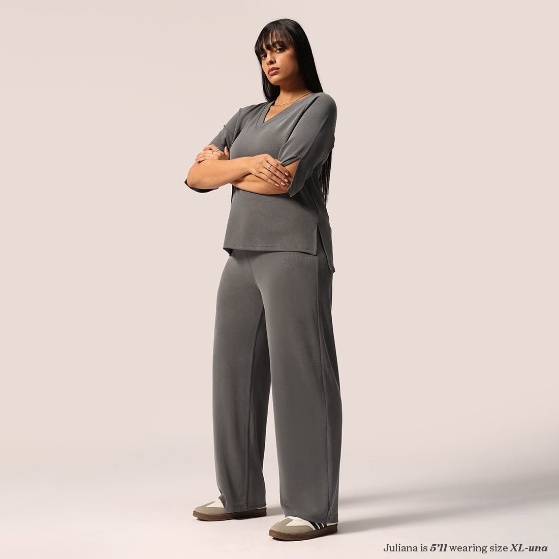 PetalRib™ Wide Leg Pants - BlissClub