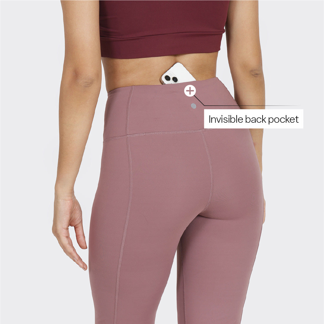 Yoga Flare Pants with Polyester Fabric and Hidden Back Pocket