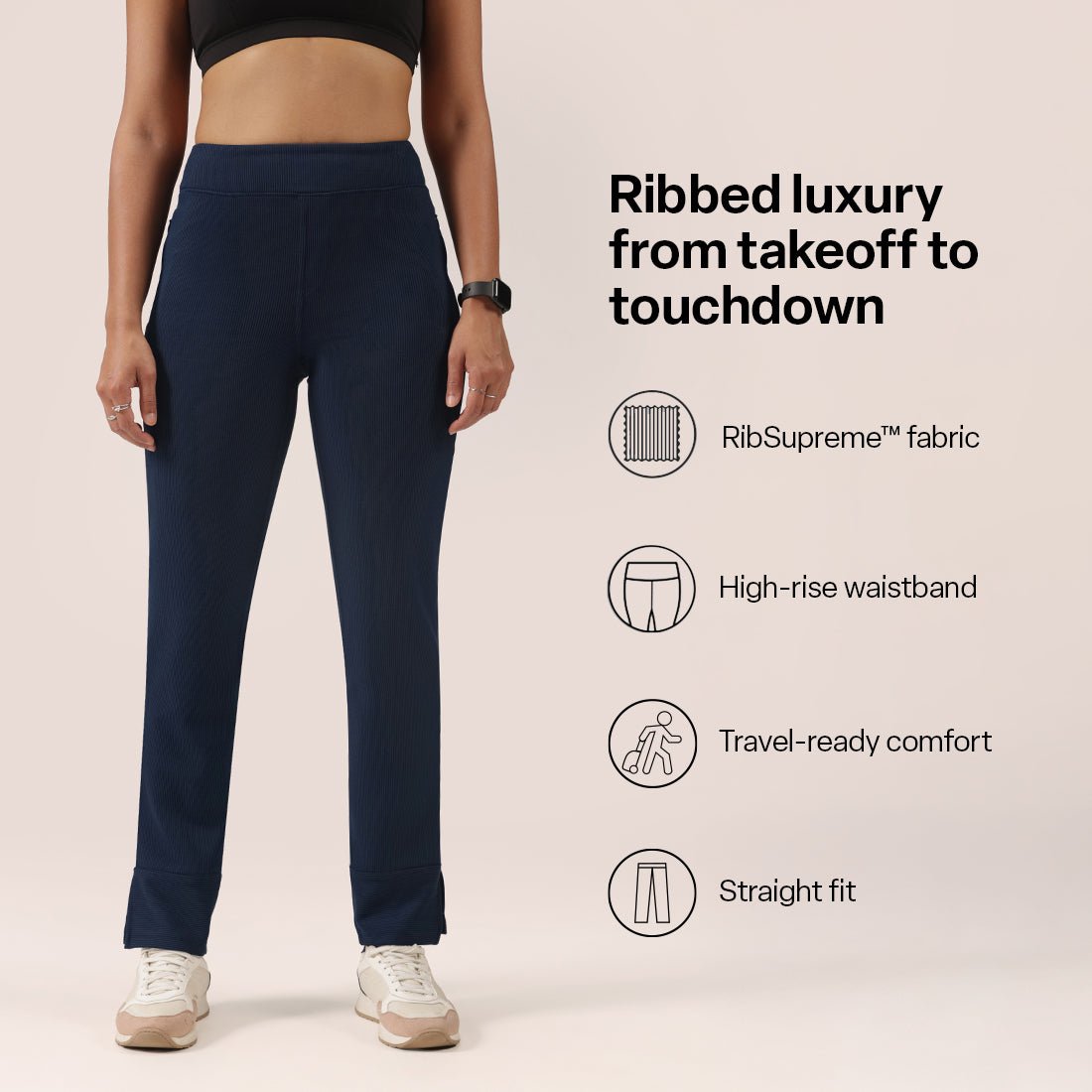 RibSupreme™ Straight Pants - BlissClub