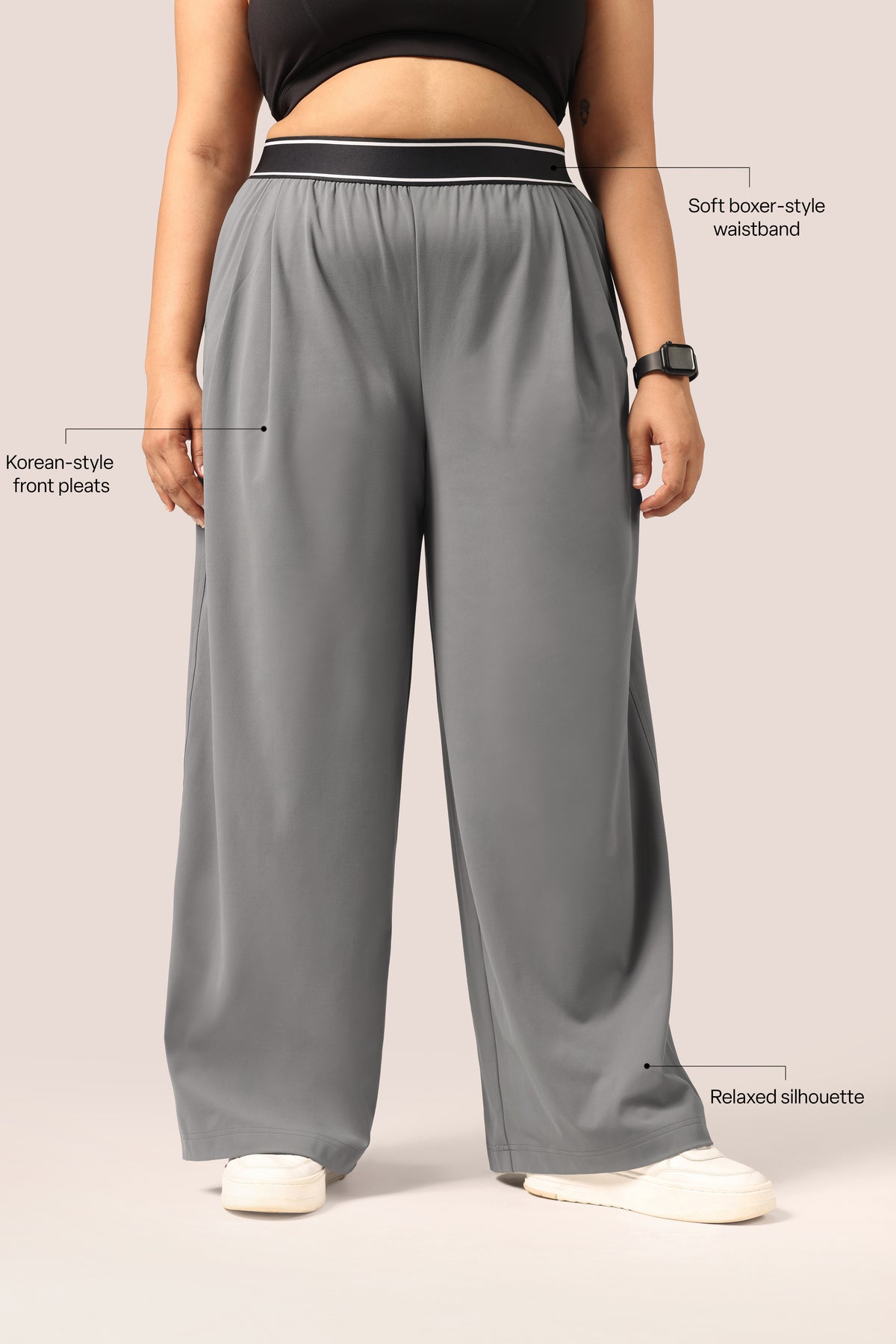 Cloud Korean Active Wide Pants