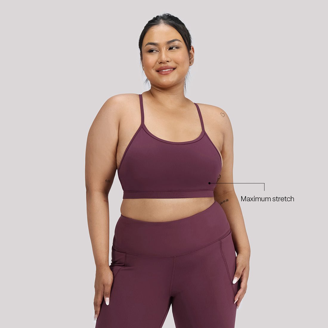 Strappy Racerback Sports Bra - BlissClub