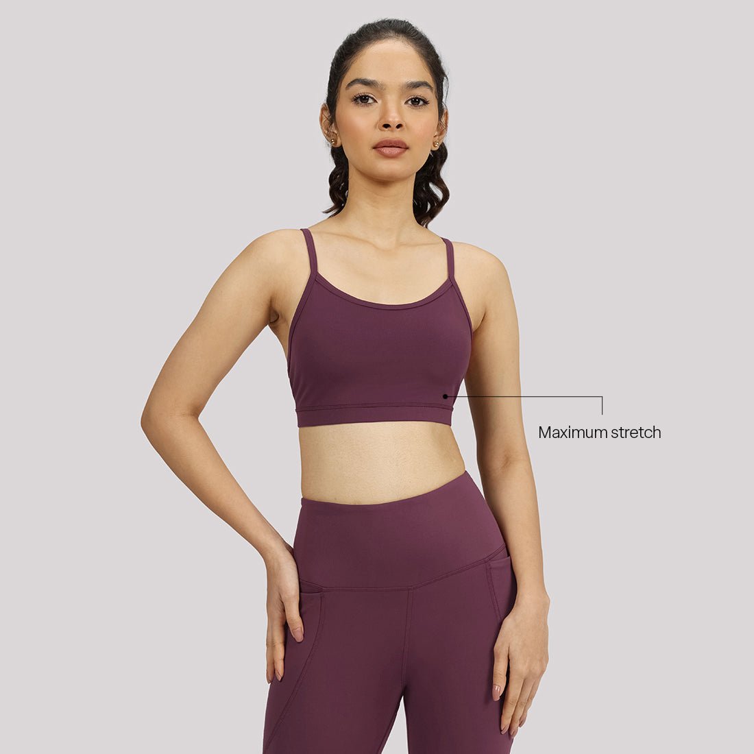 Strappy Racerback Sports Bra - BlissClub