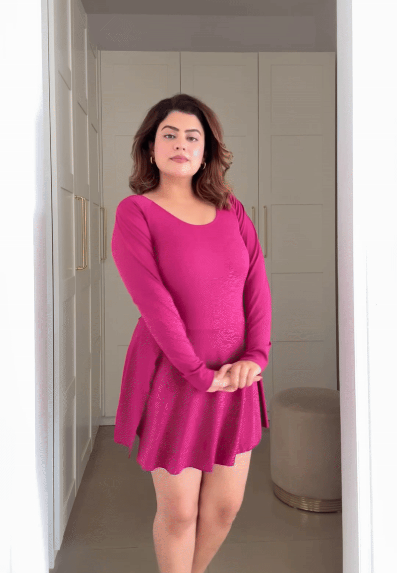 The Bliss Swim Full Sleeve Dress