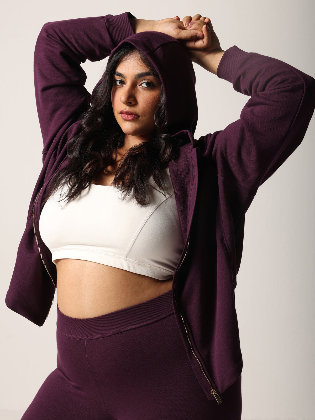 BlissTerry™ Panelled Hoodie