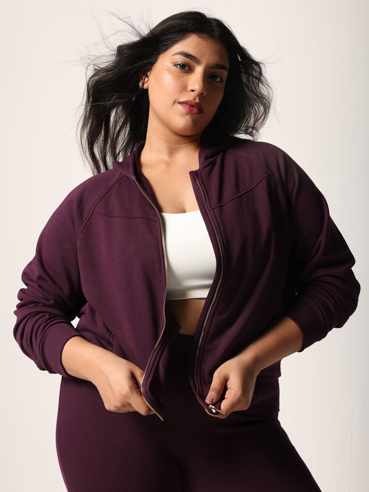 BlissTerry™ Panelled Hoodie