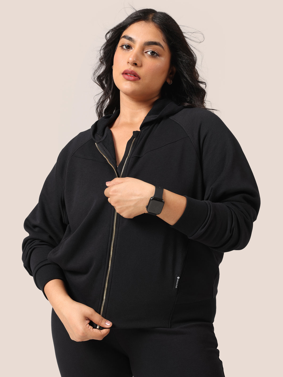 BlissTerry™ Panelled Hoodie