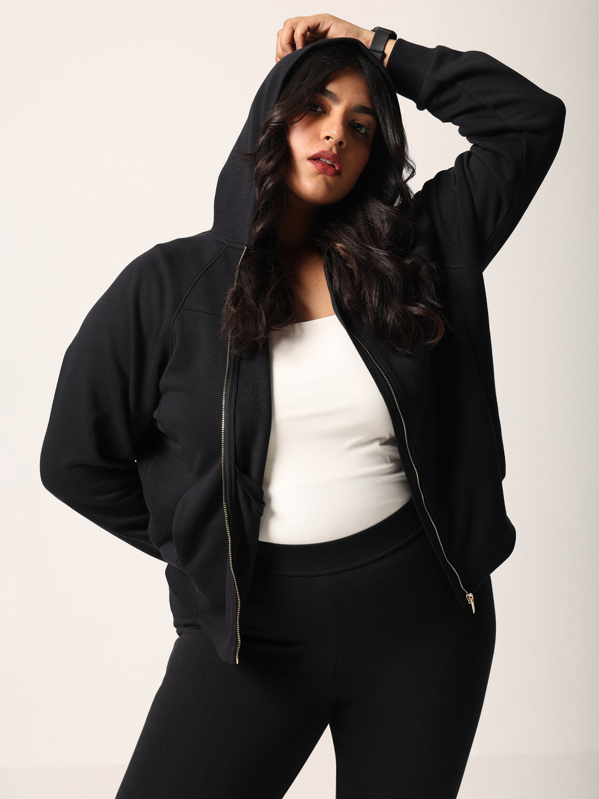 BlissTerry™ Panelled Hoodie