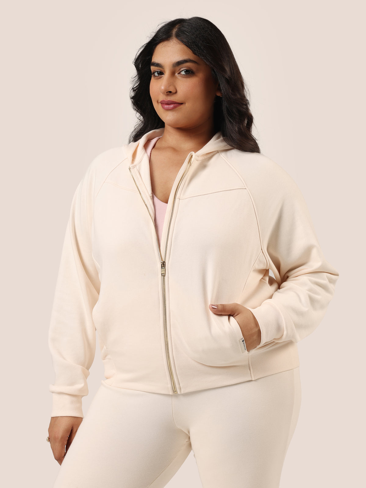 BlissTerry™ Panelled Hoodie