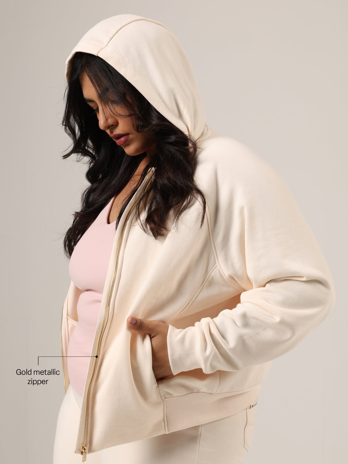 BlissTerry™ Panelled Hoodie