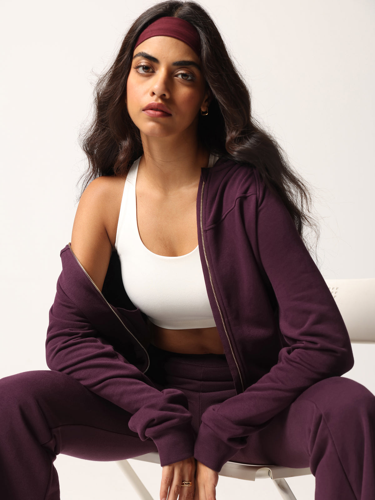 BlissTerry™ Panelled Hoodie