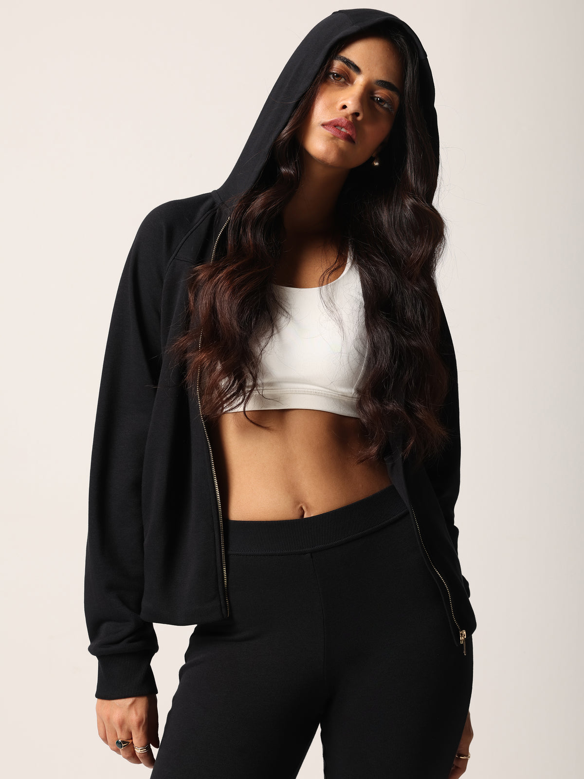 BlissTerry™ Panelled Hoodie