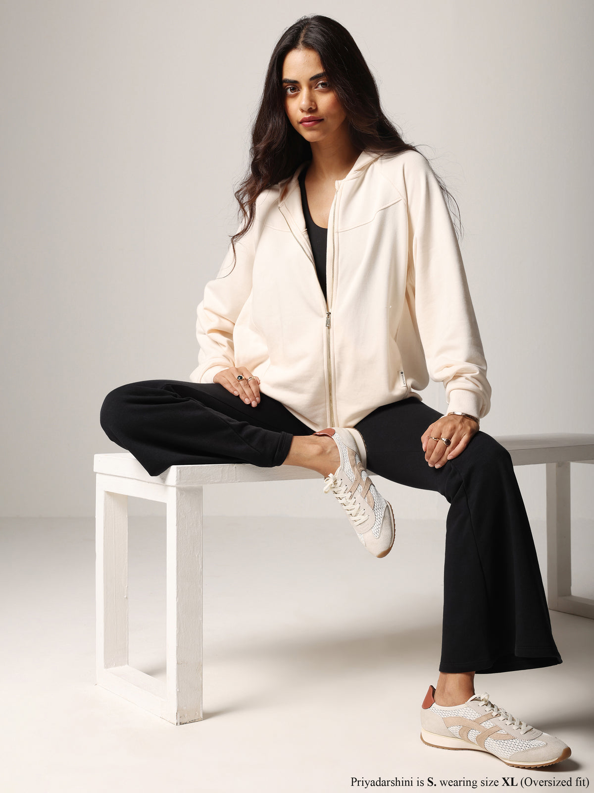 BlissTerry™ Panelled Hoodie