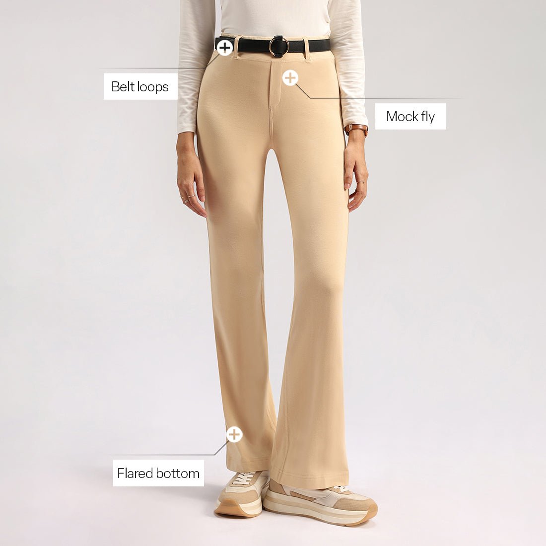 The AM:PM Air Flare Trousers - BlissClub