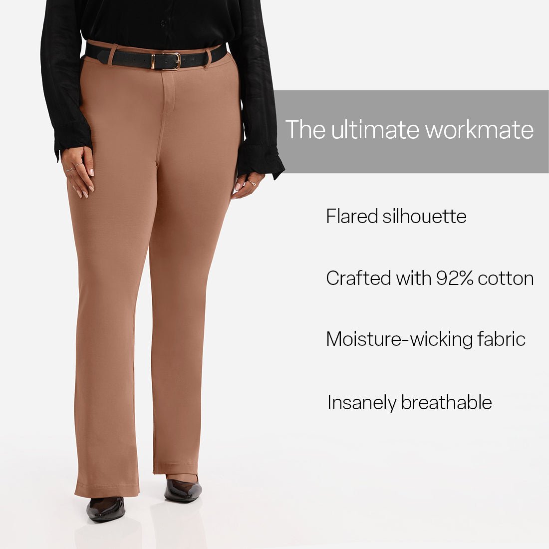 The AM:PM Air Flare Trousers - BlissClub