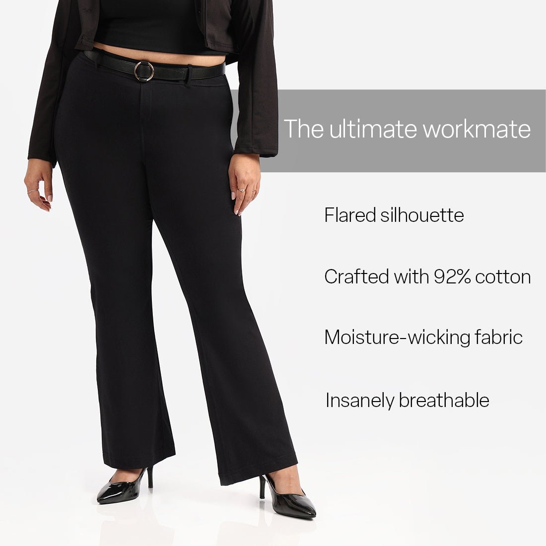 The AM:PM Air Flare Trousers - BlissClub