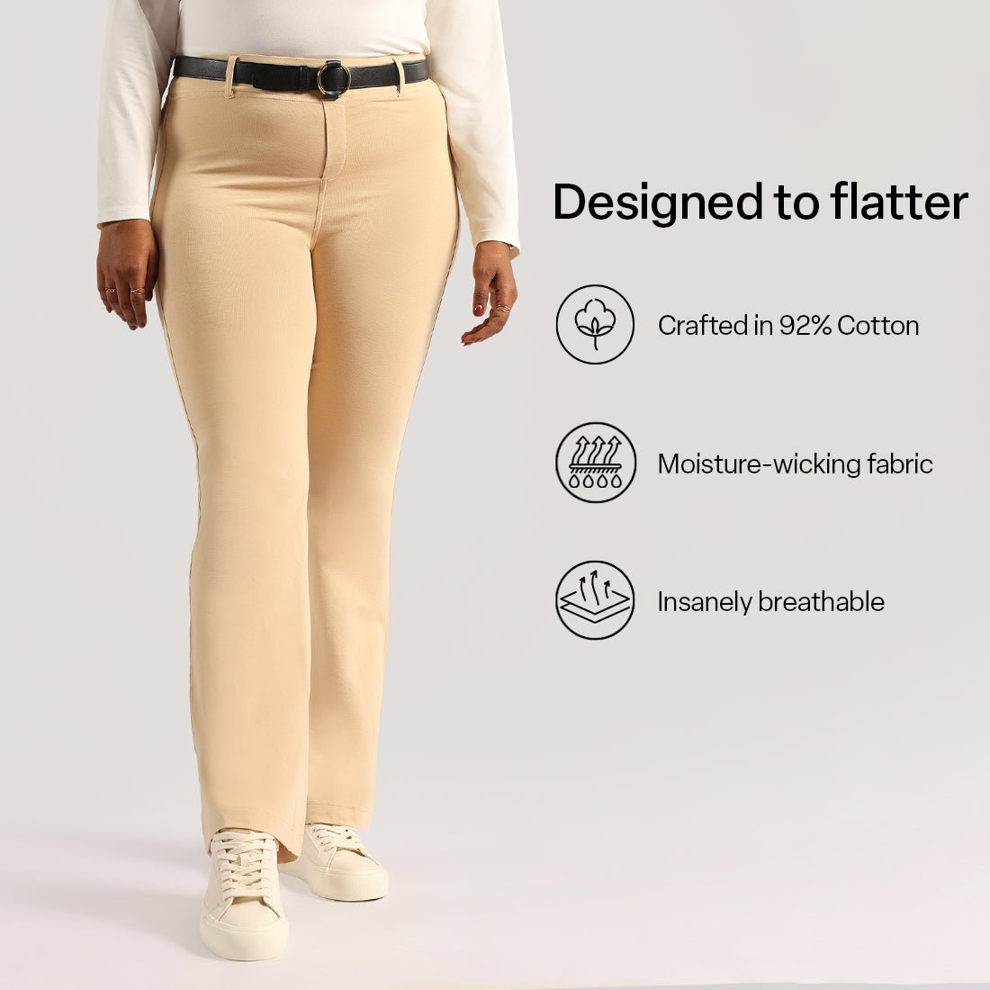 The AM:PM Air Flare Trousers - BlissClub