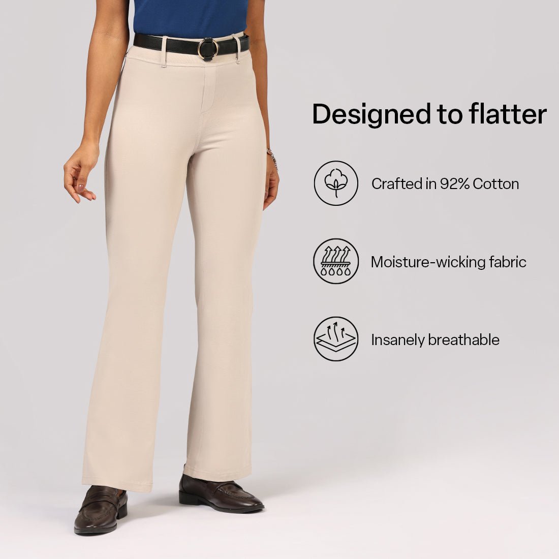The AM:PM Air Flare Trousers - BlissClub