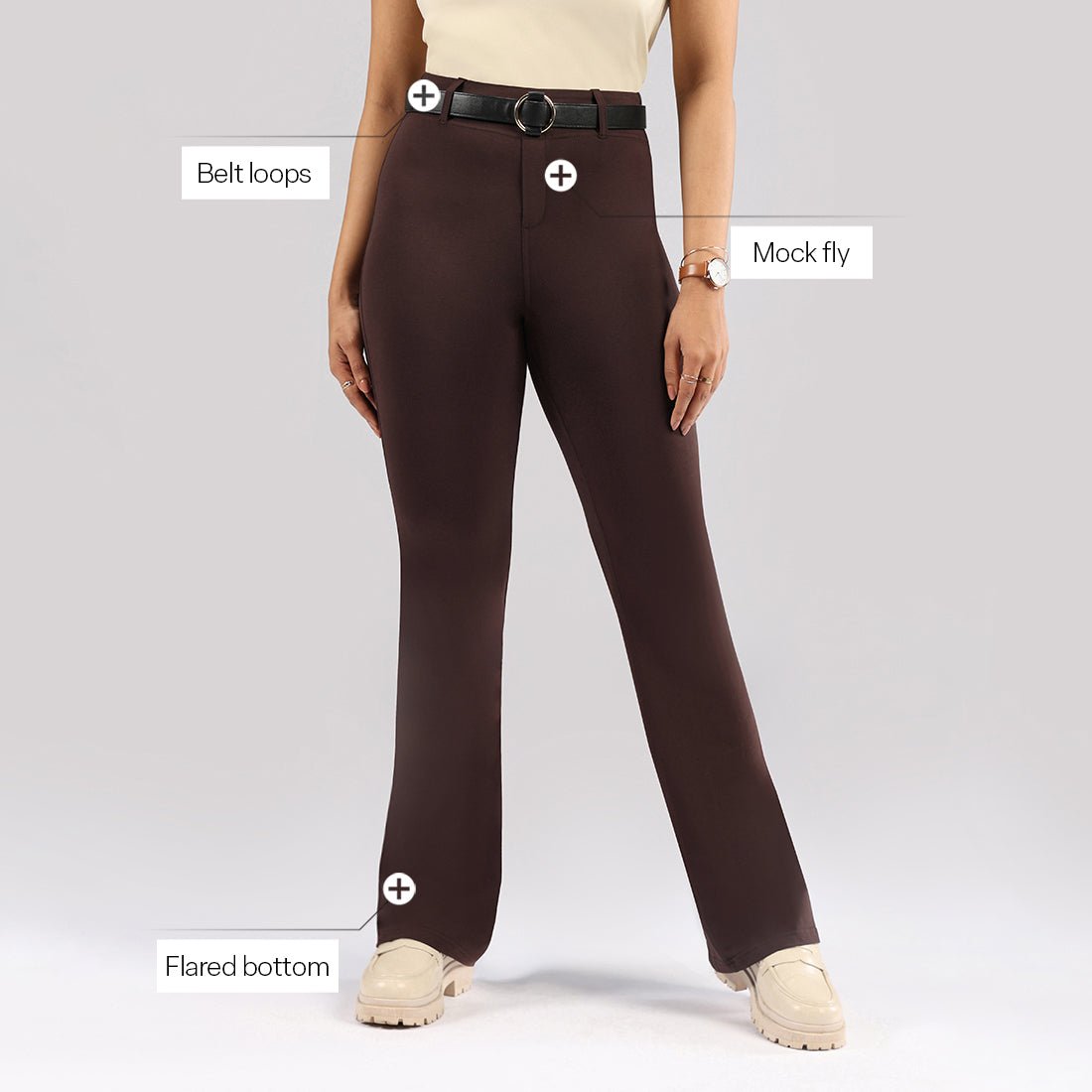 The AM:PM Air Flare Trousers - BlissClub