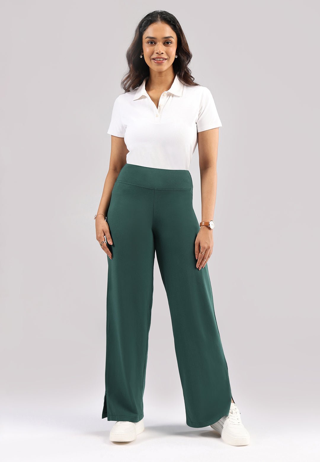The AM:PM Air Wide Trousers - Cotton - BlissClub