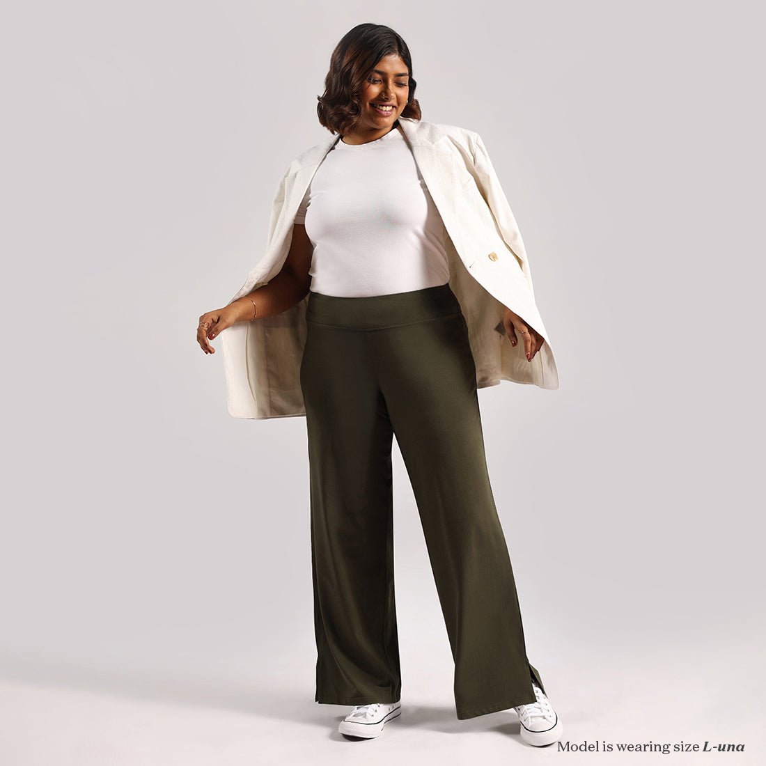 The AM:PM Air Wide Trousers - Cotton - BlissClub