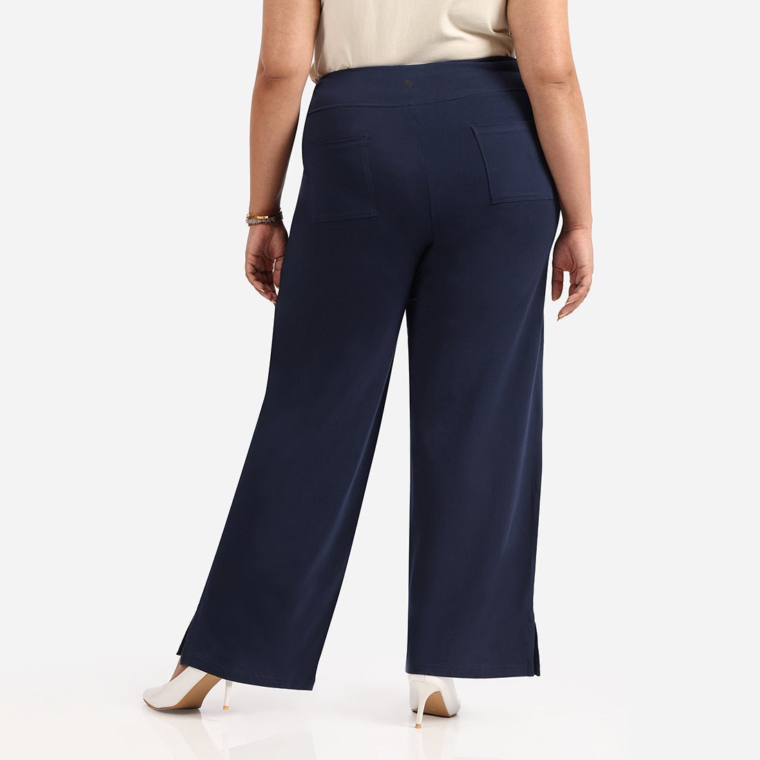 The AM:PM Air Wide Trousers - Cotton - BlissClub