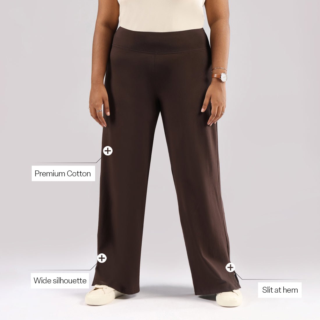 The AM:PM Air Wide Trousers - Cotton - BlissClub