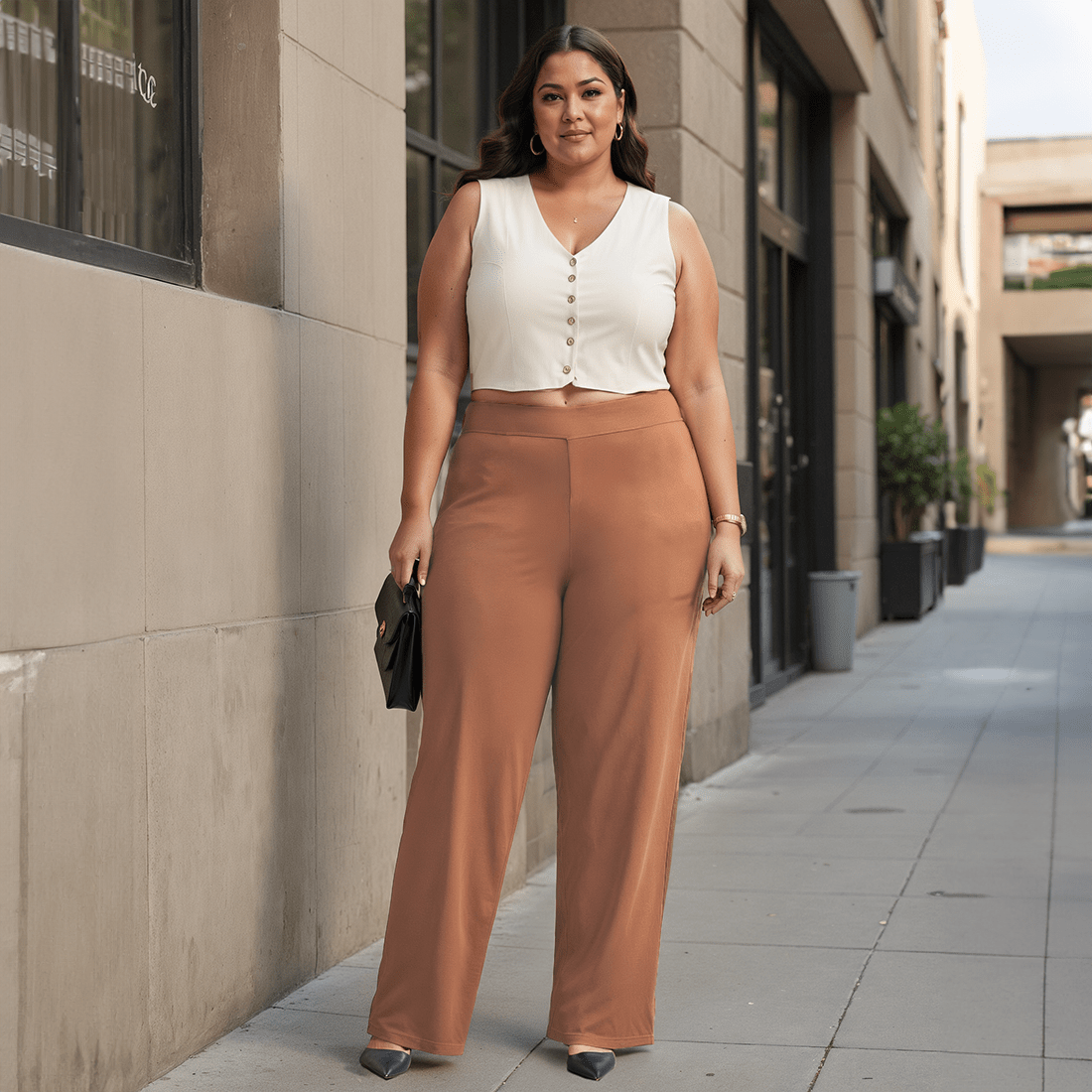 The AM:PM Air Wide Trousers - Cotton - BlissClub