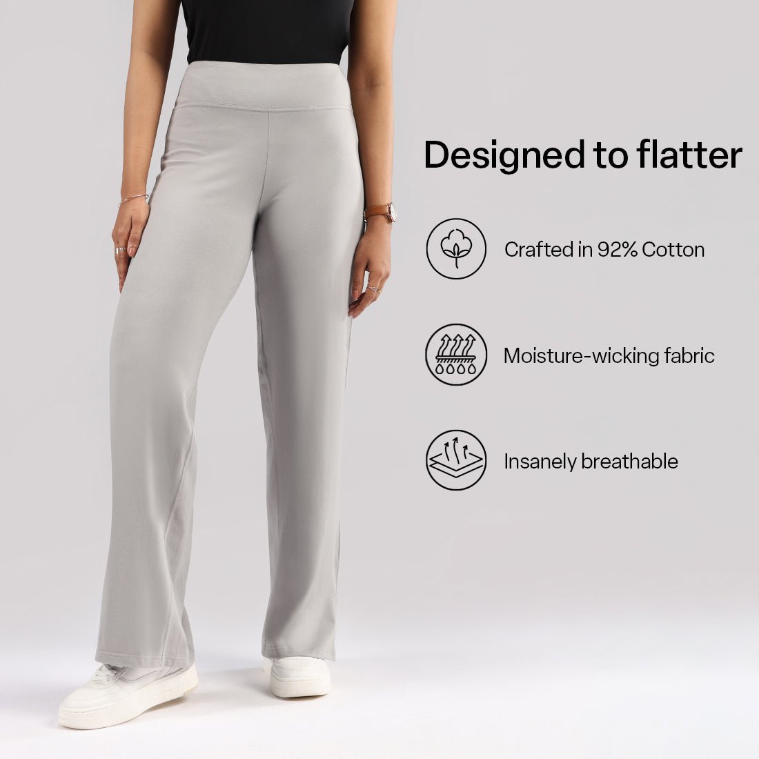 The AM:PM Air Wide Trousers - Cotton - BlissClub