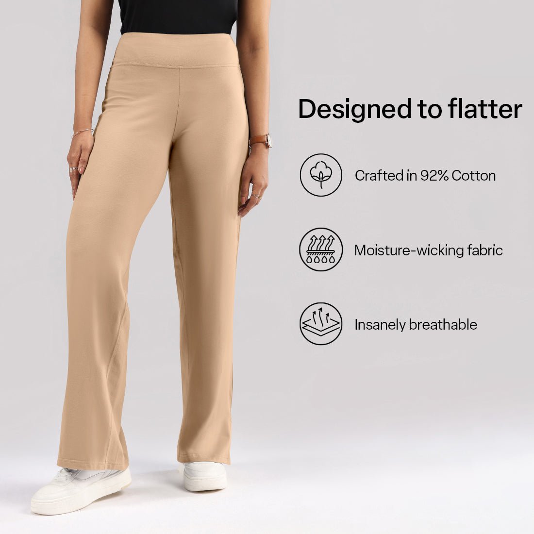 The AM:PM Air Wide Trousers - Cotton - BlissClub