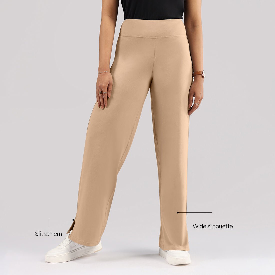 The AM:PM Air Wide Trousers - Cotton - BlissClub
