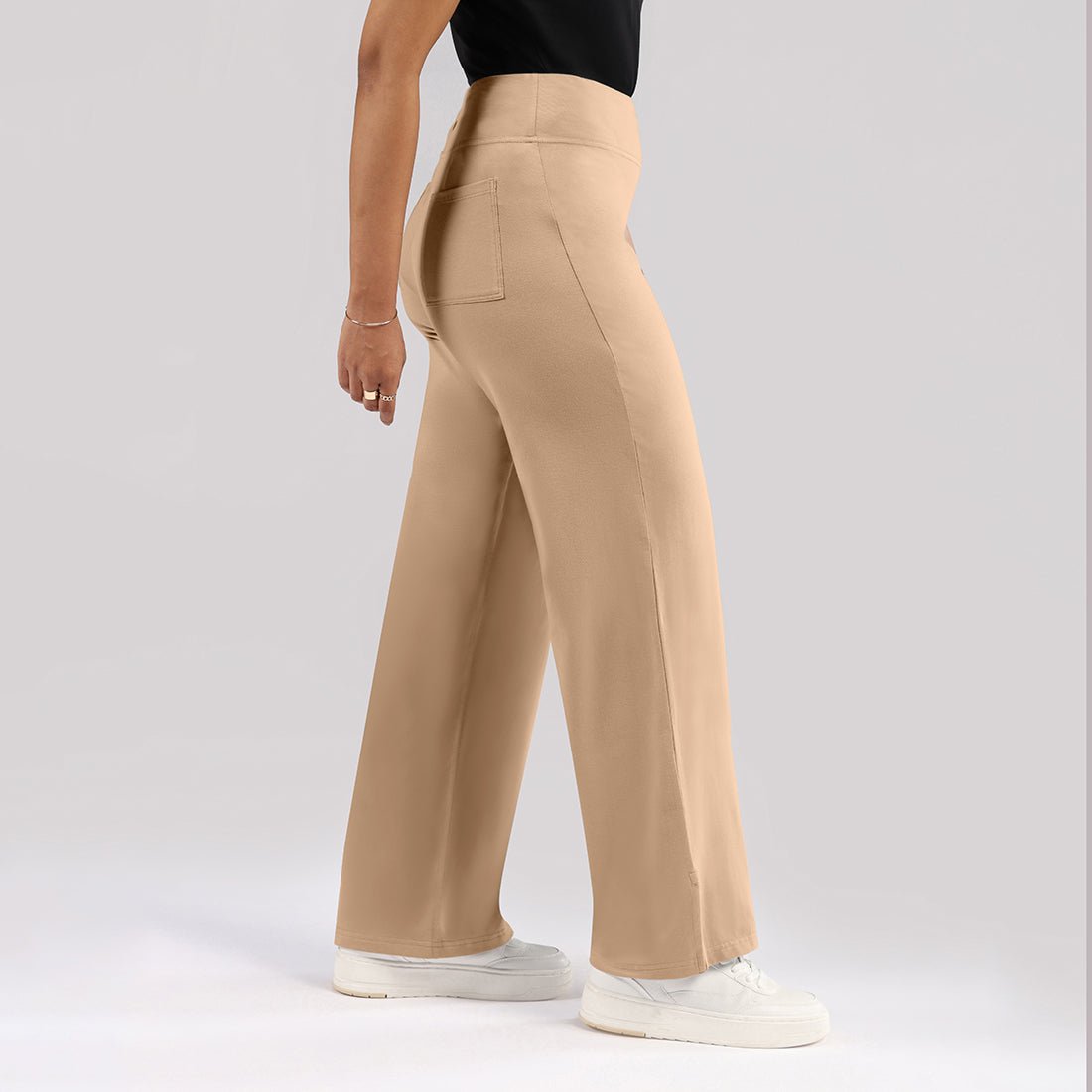 The AM:PM Air Wide Trousers - Cotton - BlissClub