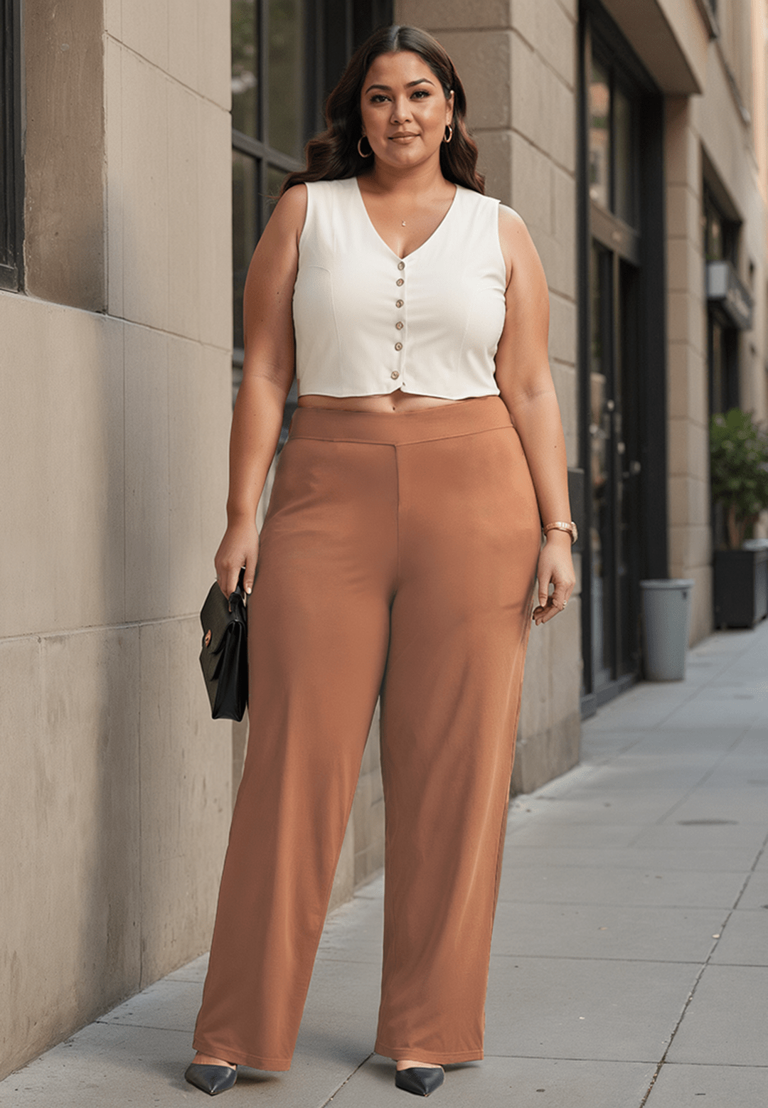 The AM:PM Air Wide Trousers - Cotton - BlissClub