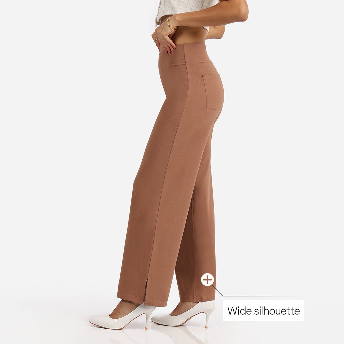 The AM:PM Air Wide Trousers - Cotton - BlissClub
