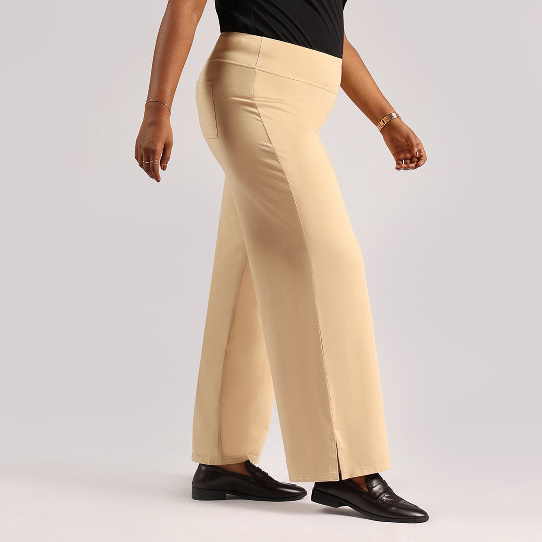 The AM:PM Air Wide Trousers - Cotton - BlissClub