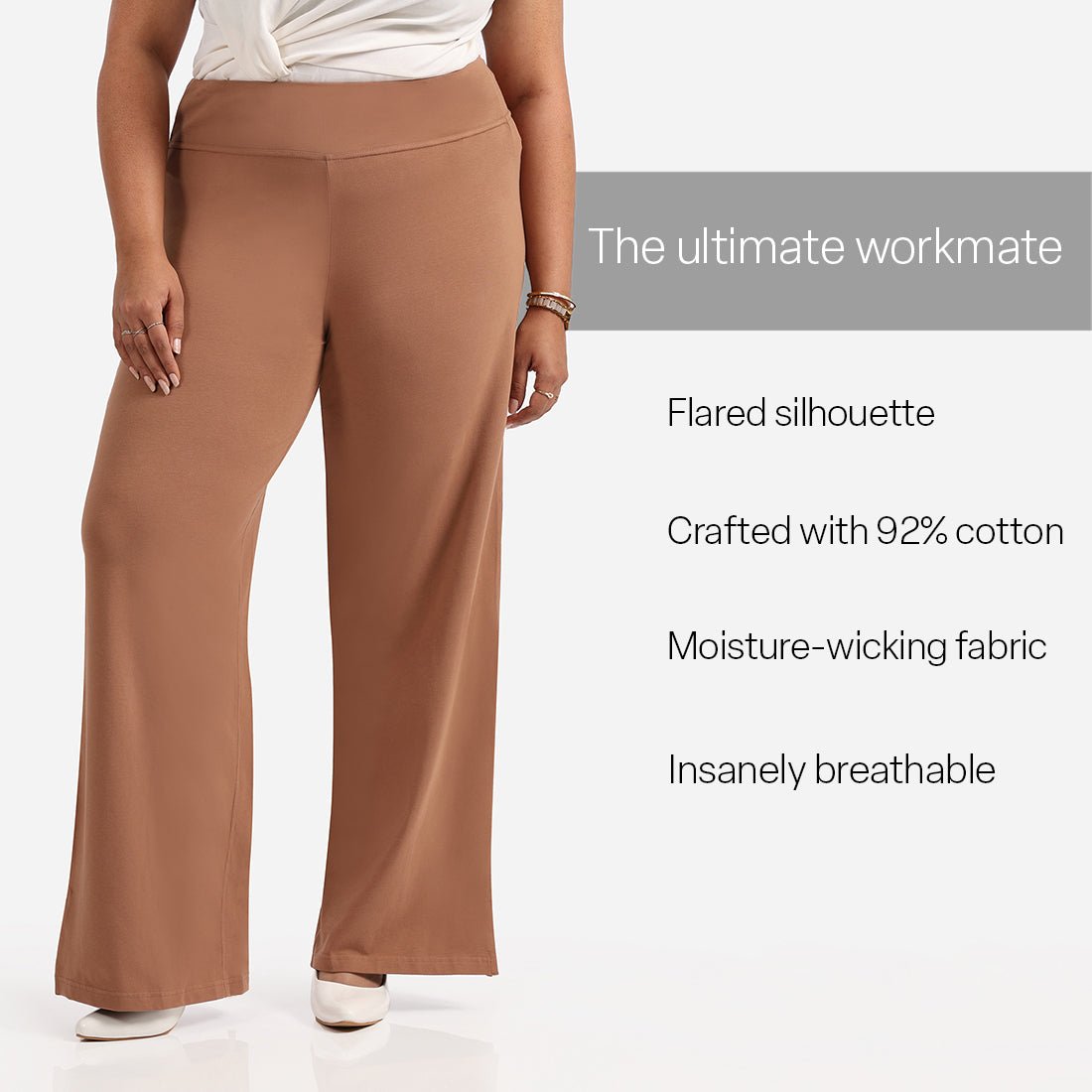 The AM:PM Air Wide Trousers - Cotton - BlissClub