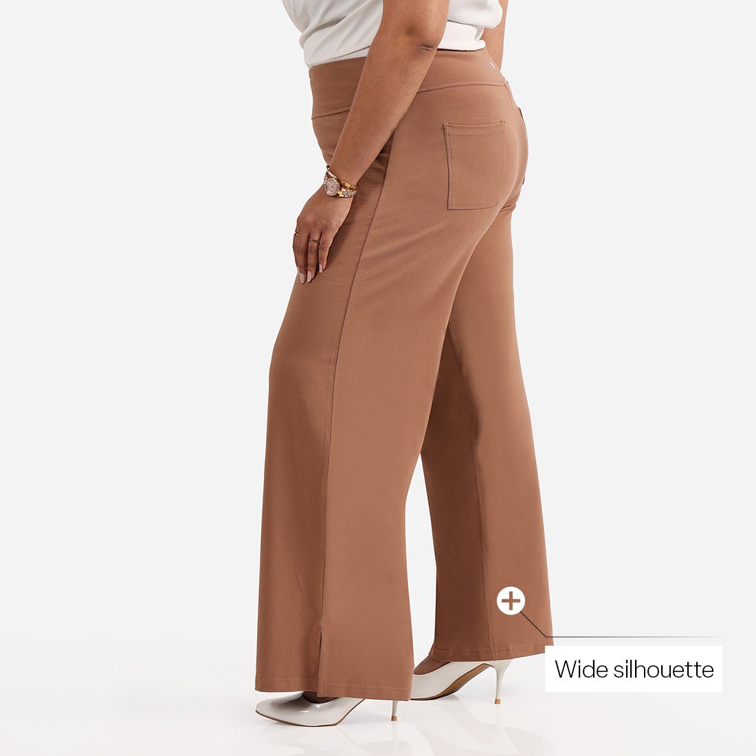 The AM:PM Air Wide Trousers - Cotton - BlissClub