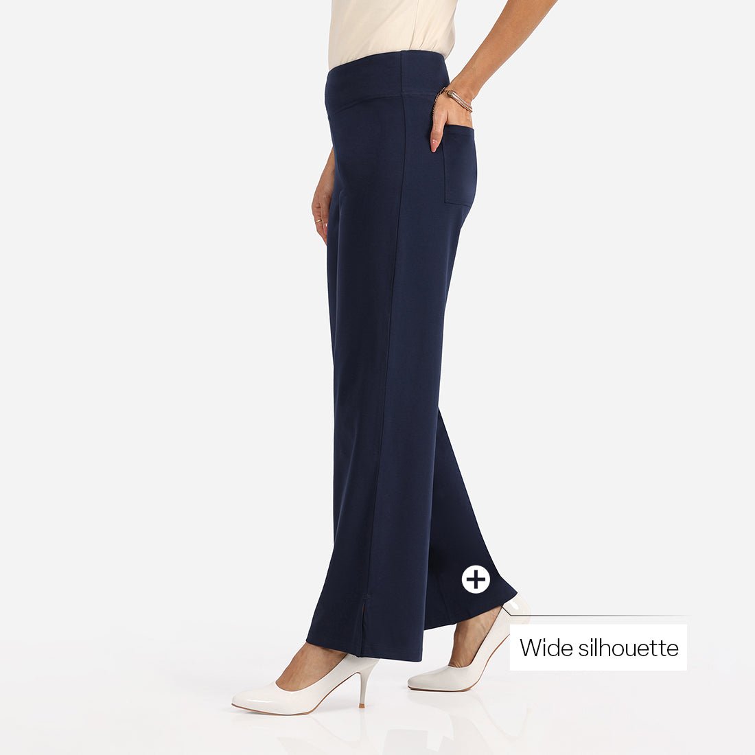 The AM:PM Air Wide Trousers - Cotton - BlissClub