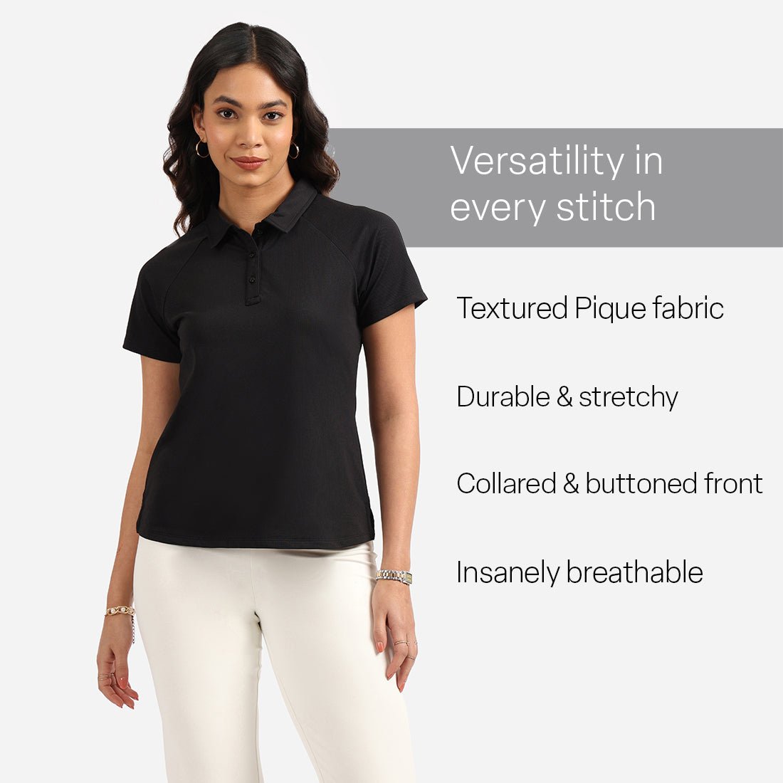 The Classic Pique Buttoned Polo - BlissClub