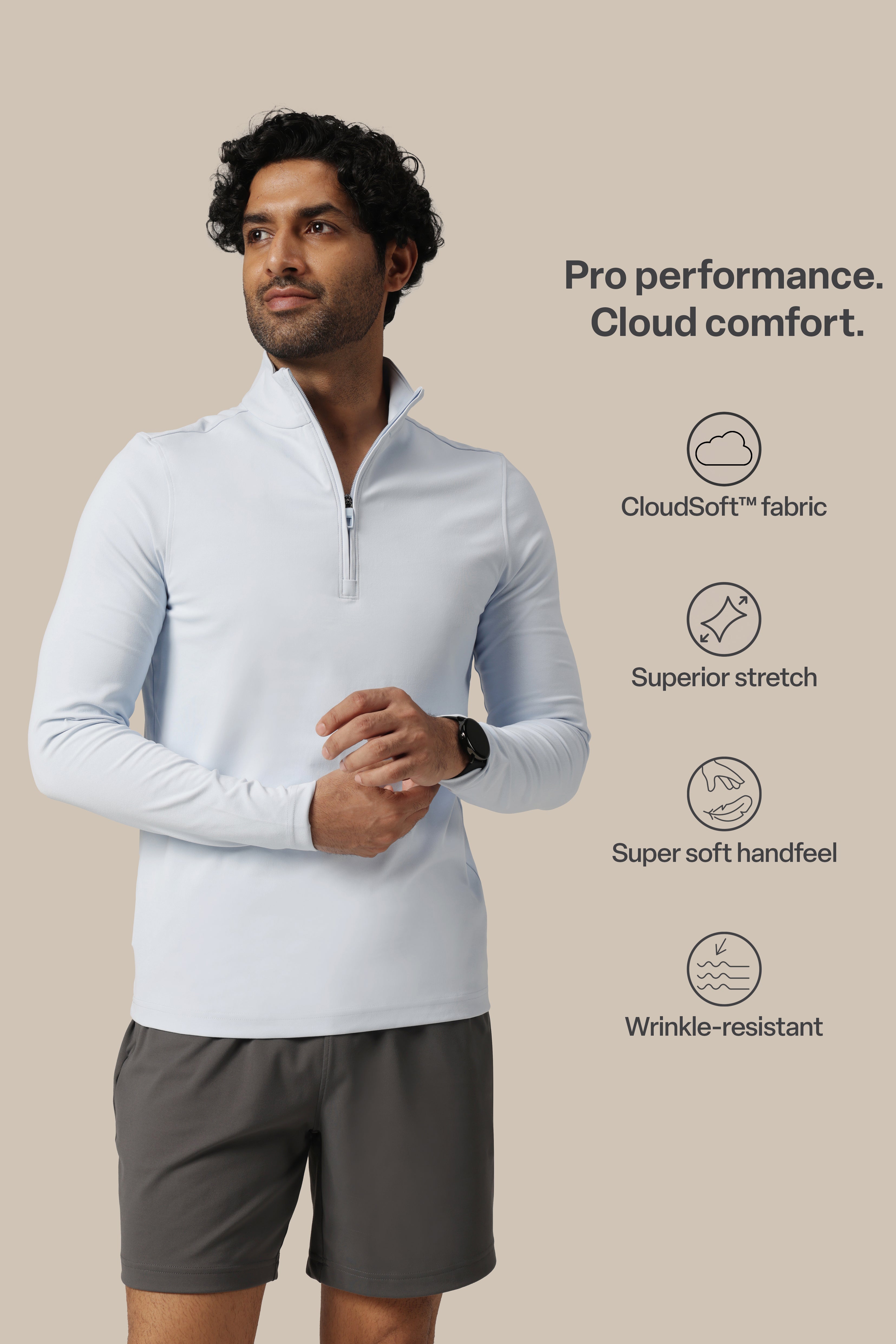 The Cloud Quarter Zip - BlissClub