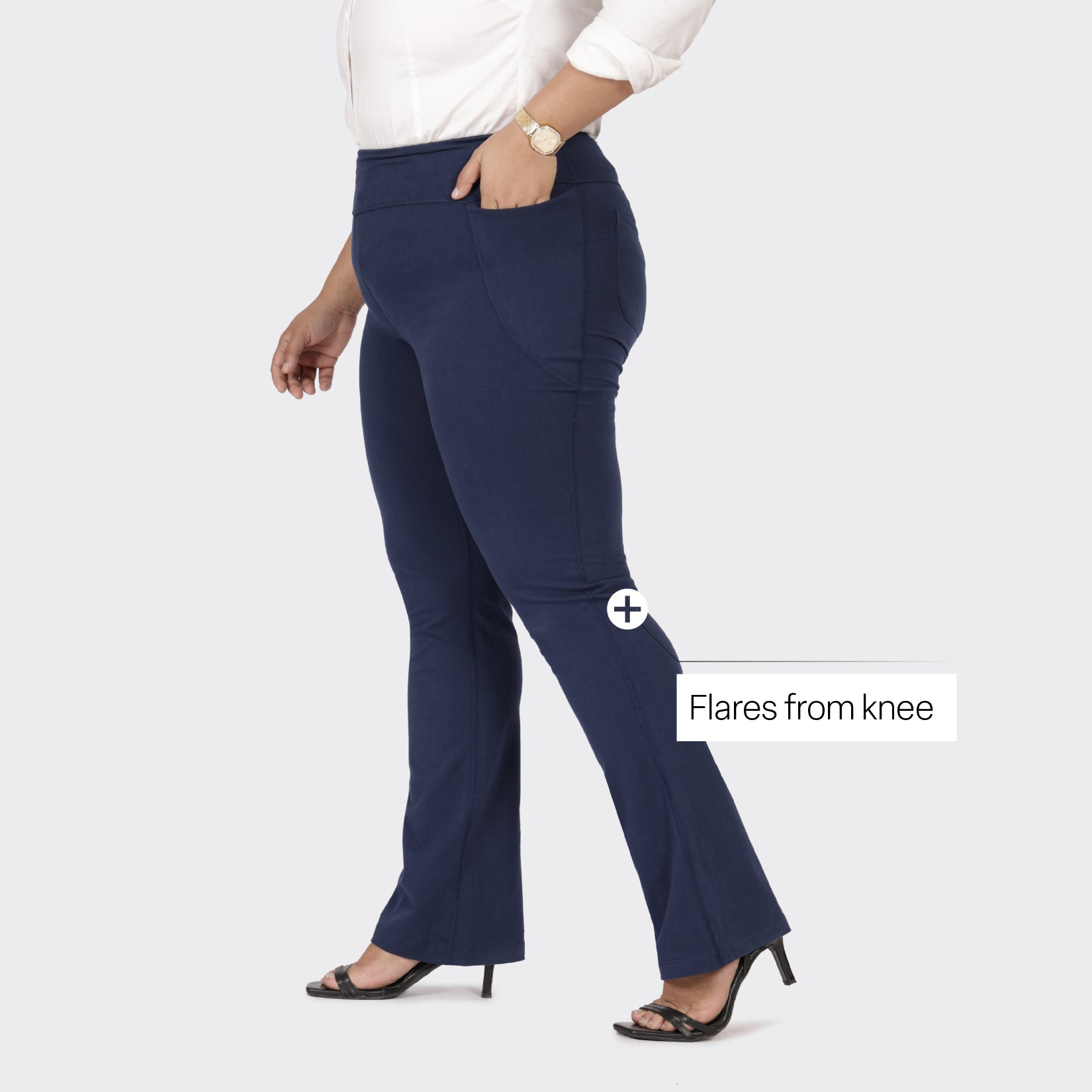 The Groove-In Cotton Flare Pants - BlissClub