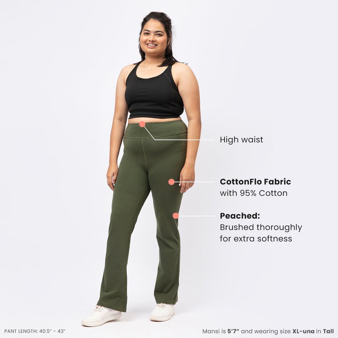 The Groove-In Cotton Flare Pants Tall - BlissClub