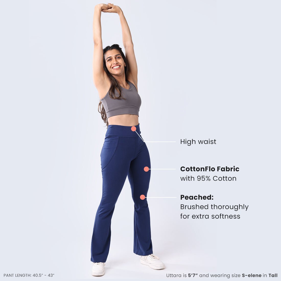 The Groove-In Cotton Flare Pants Tall - BlissClub