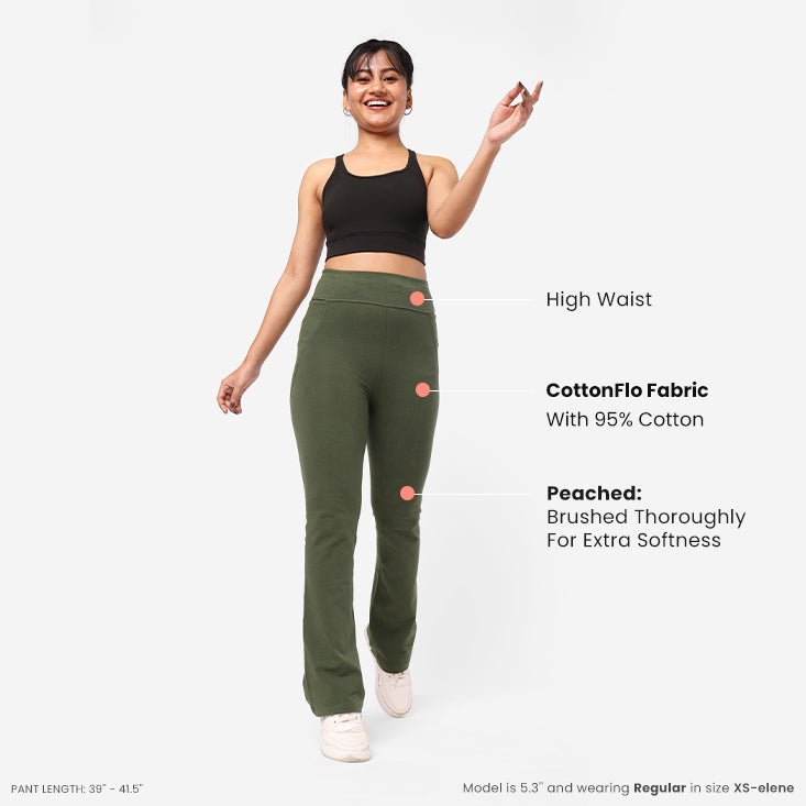 The Groove-In Cotton Flare Pants Tall - BlissClub