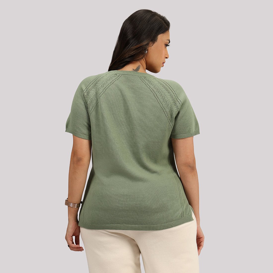 The Move All Day Pointelle Top - BlissClub