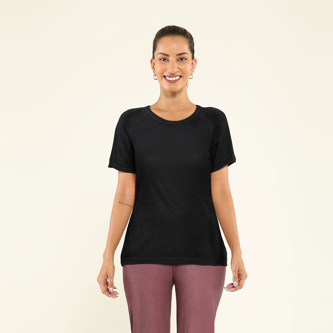 The Move All Day Pointelle Top - BlissClub