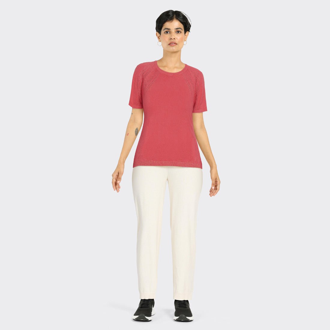 The Move All Day Pointelle Top - BlissClub
