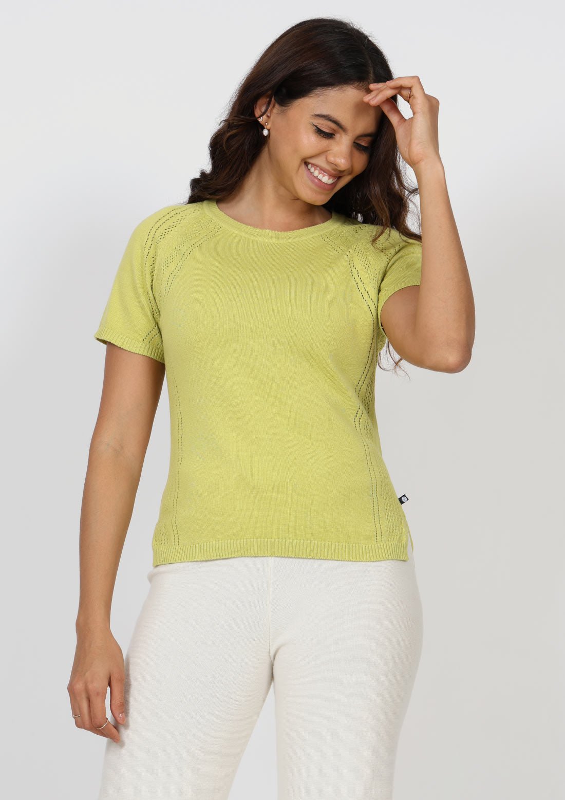The Move All Day Pointelle Top - BlissClub